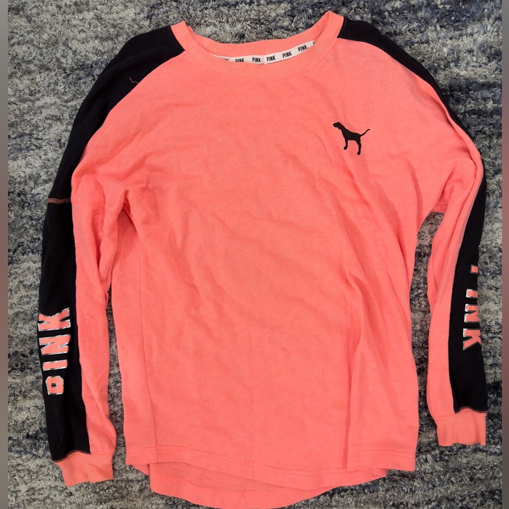 Victoria Secret PINK Long-Sleeve Campus Tee